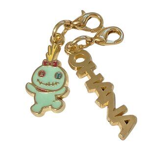 Vintage Disney Lilo & Stitch Scrump Doll Ohana Clip On Charm Purse Zipper Pull